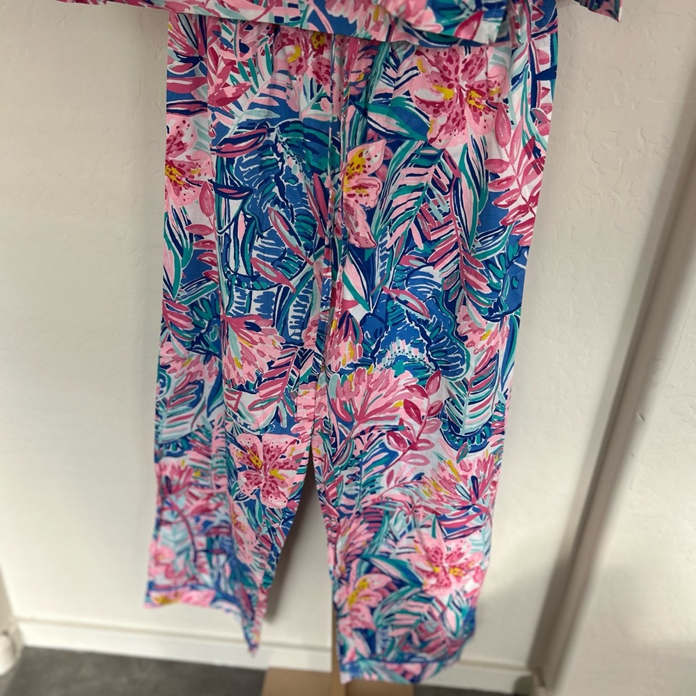 Pottery Barn Teen Lilly Pulitzer Slathouse Loose Fit Pajama Set NEW - Picture 6 of 10